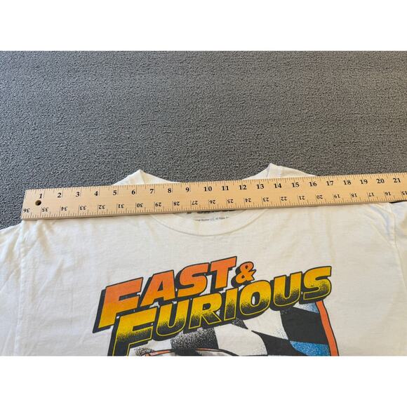 Fast & Furious 01 White Street Racing Graphic T-Shirt Men Large - Picture 4 of 11